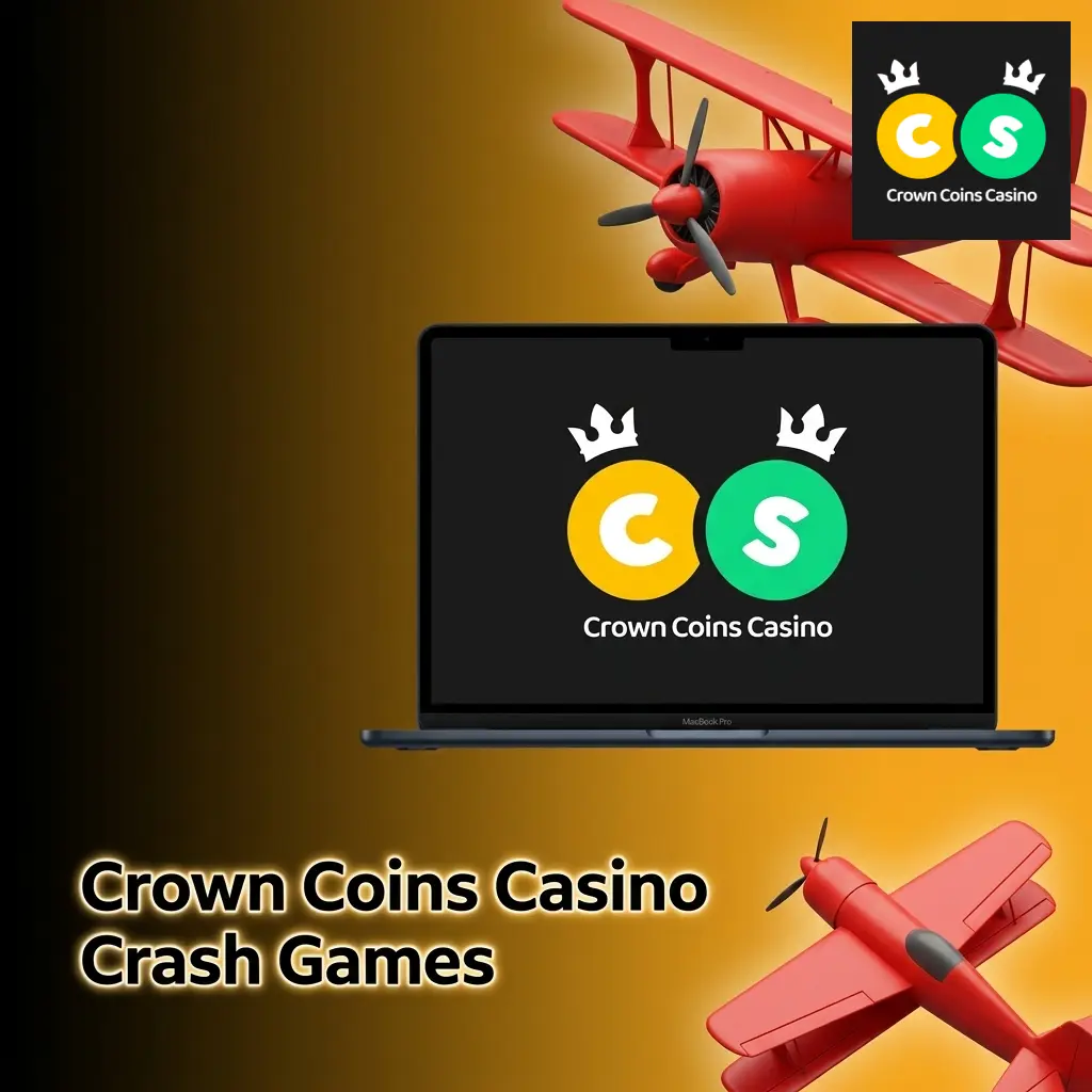 Crown Coins Casino crash games including Aviator, JetX, and Balloon with multipliers and cash-out mechanics for US players