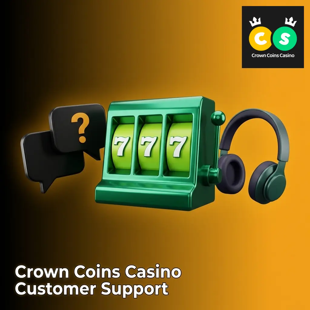 Crown Coins Casino customer support channels including live chat, email, and help center for payment and account queries