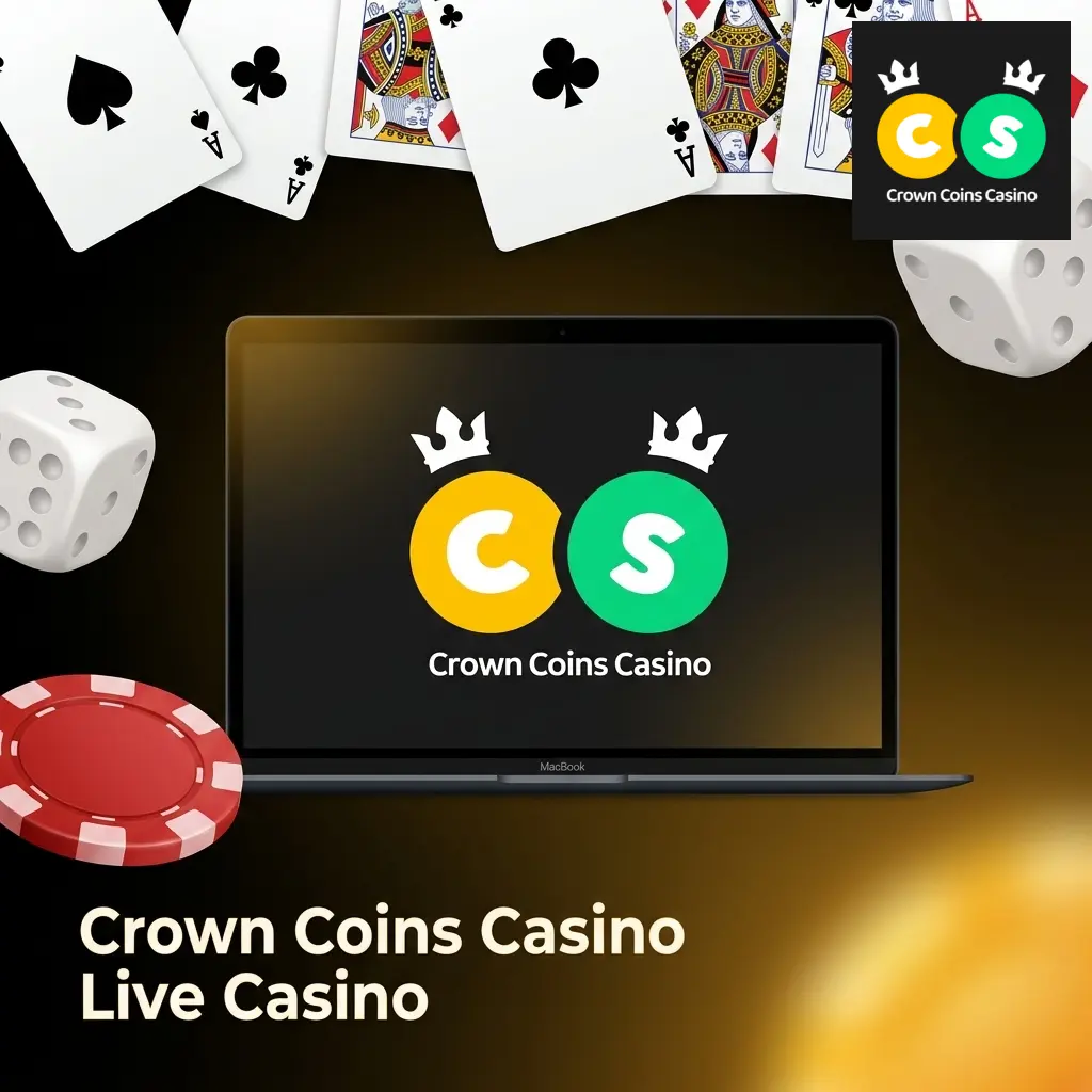 Live casino games at Crown Coins Casino featuring Evolution Gaming's Lightning Roulette, Live Blackjack, and Mega Ball
