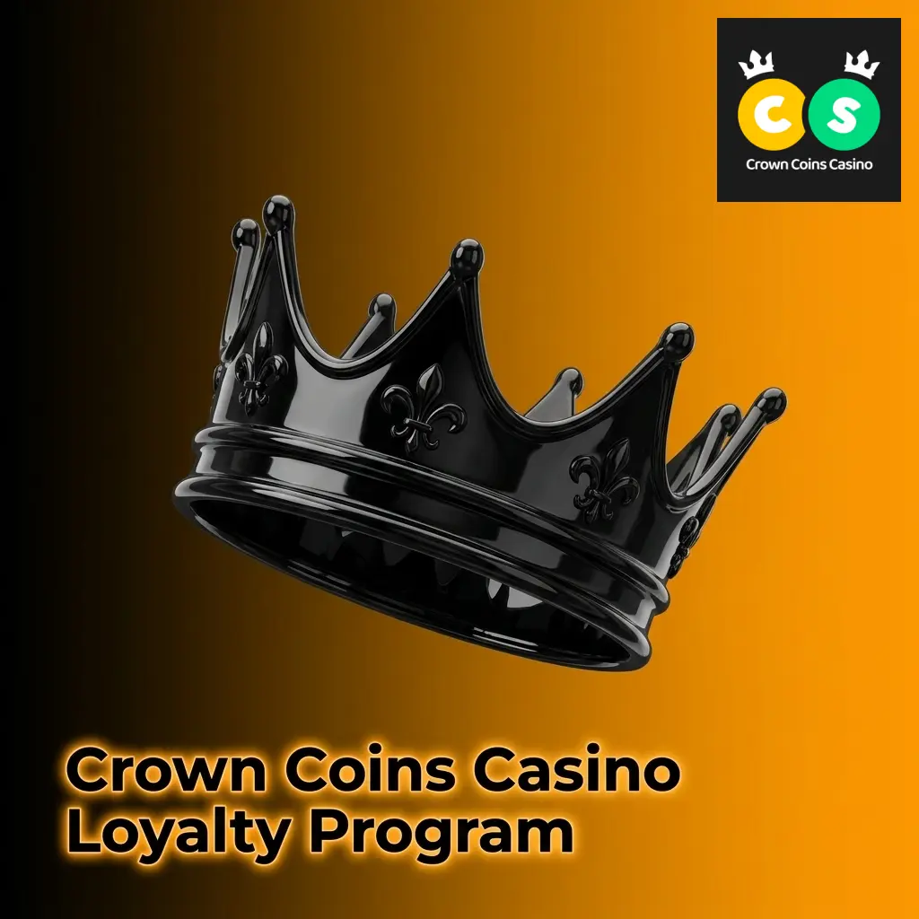 Crown Coins Casino loyalty program tiers from Bronze to VIP showing rewards and benefits for registered players