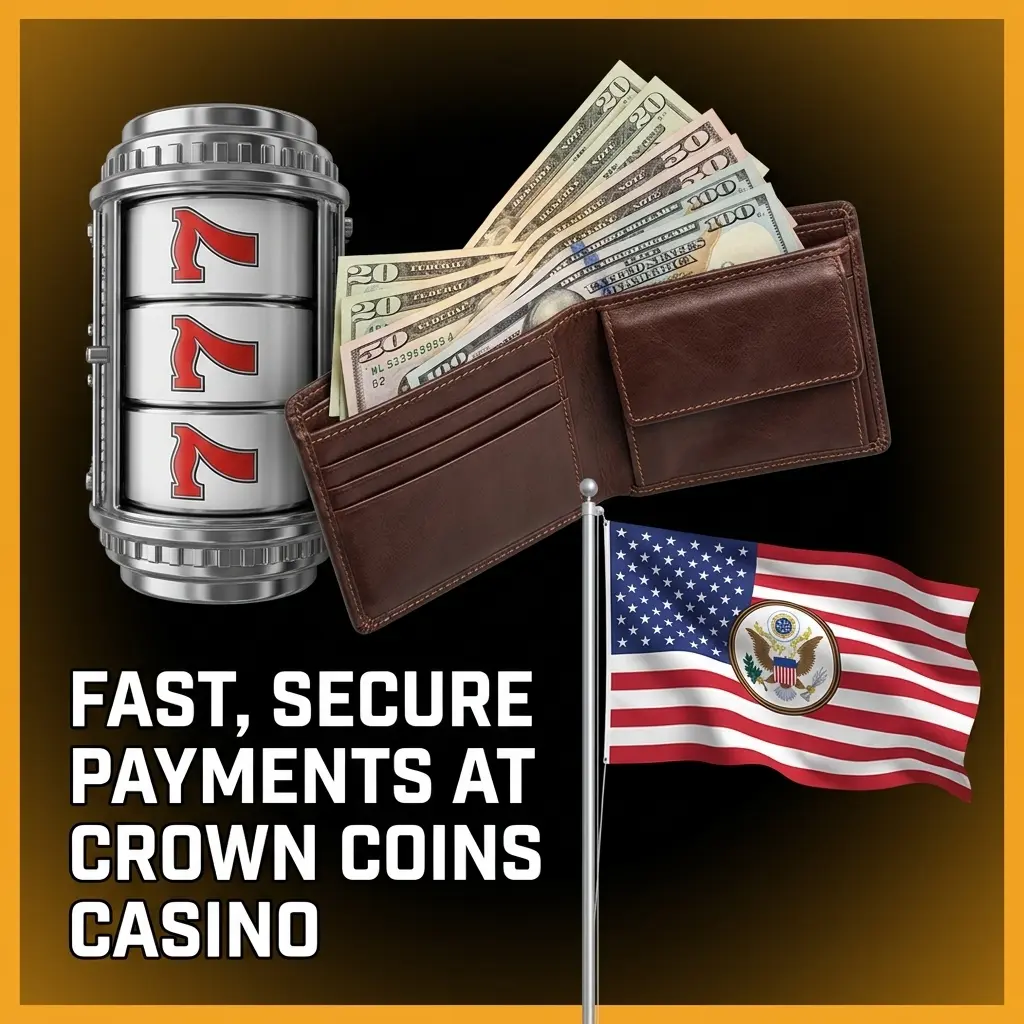 Crown Coins Casino payment options including Apple Pay Visa Mastercard Amex and Discover for US players