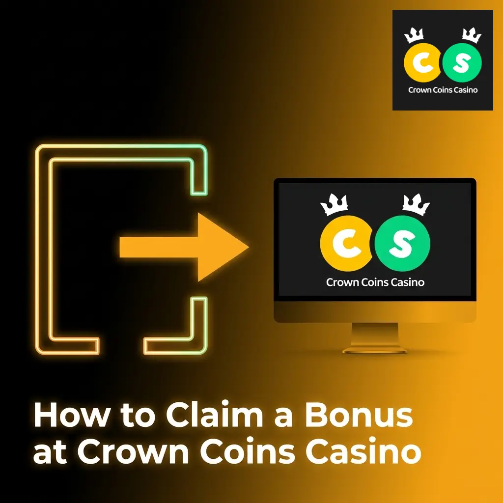 Step-by-step guide on how to claim a bonus at Crown Coins Casino for US players with welcome offer details