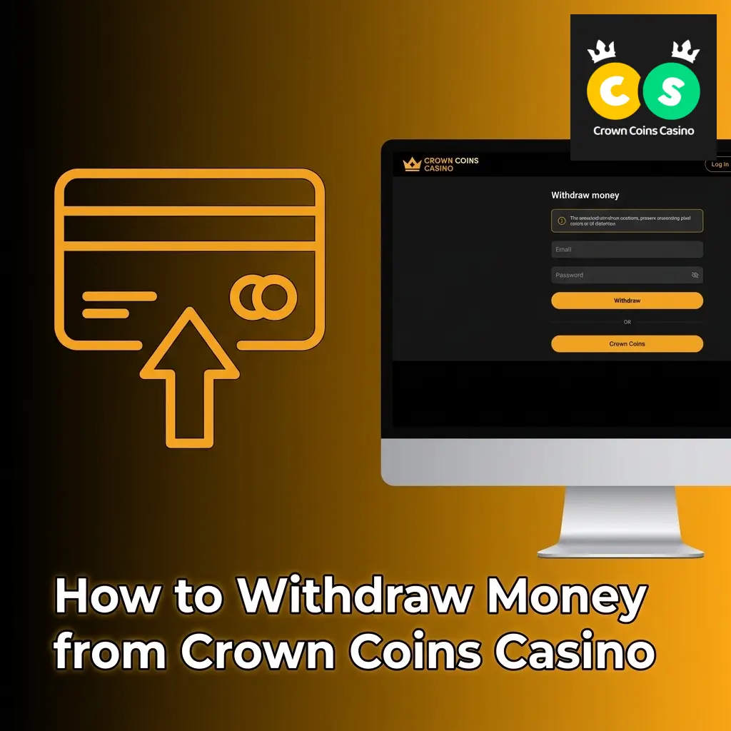 Step-by-step guide to withdrawing money from Crown Coins Casino using Visa, Skrill, or other payment methods
