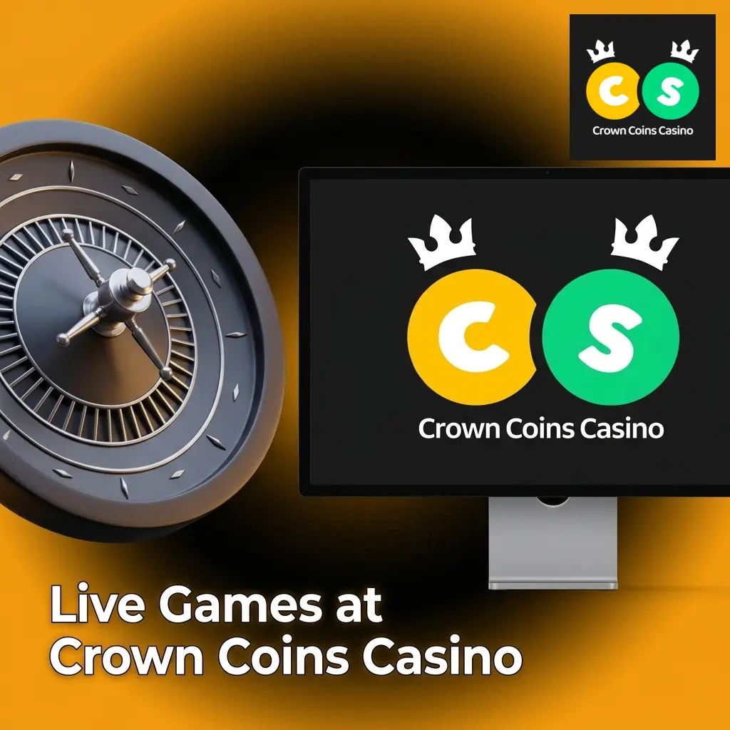 Live dealer games lobby at Crown Coins Casino featuring Evolution tables including Blackjack, Roulette, and Crazy Time