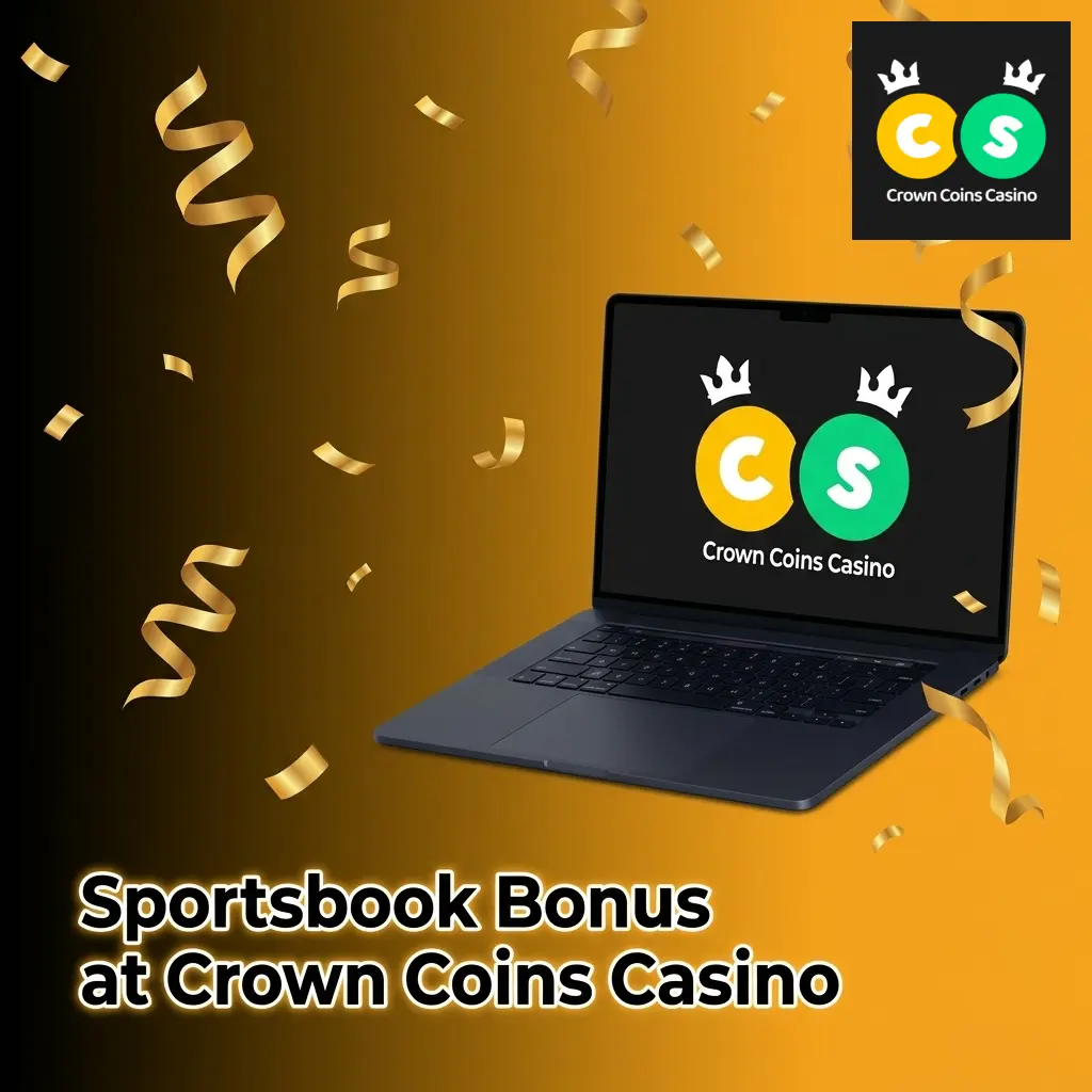 Crown Coins Casino sportsbook bonus with 100,000 Crown Coins and 2 Sweeps Coins welcome offer on registration
